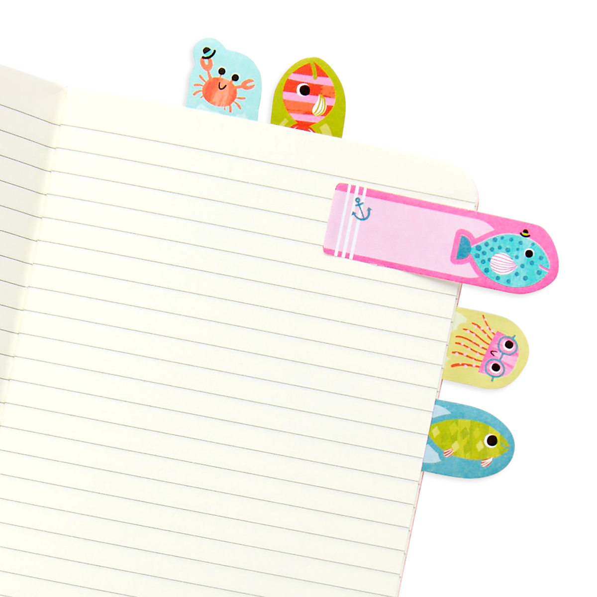 Notepals Sticky Tabs: Friendly Fish