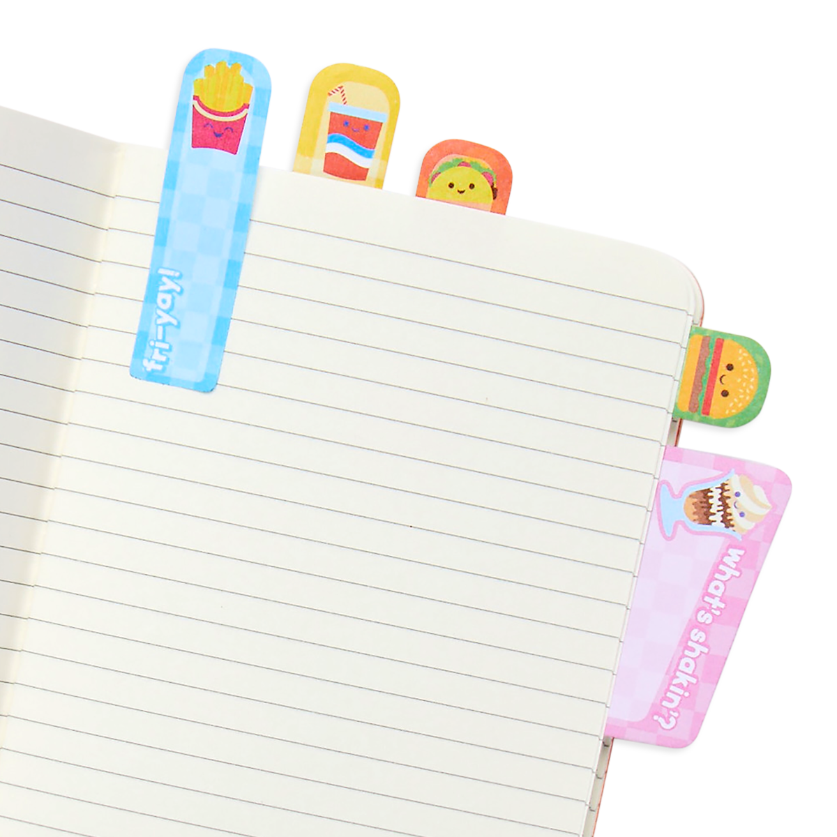 Notepals Sticky Tabs: Fast Food