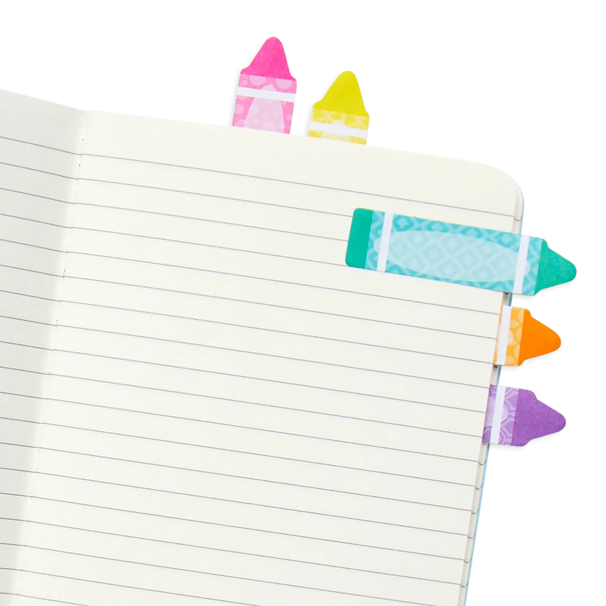 Note Pals Sticky Tabs - Rainbow Crayons