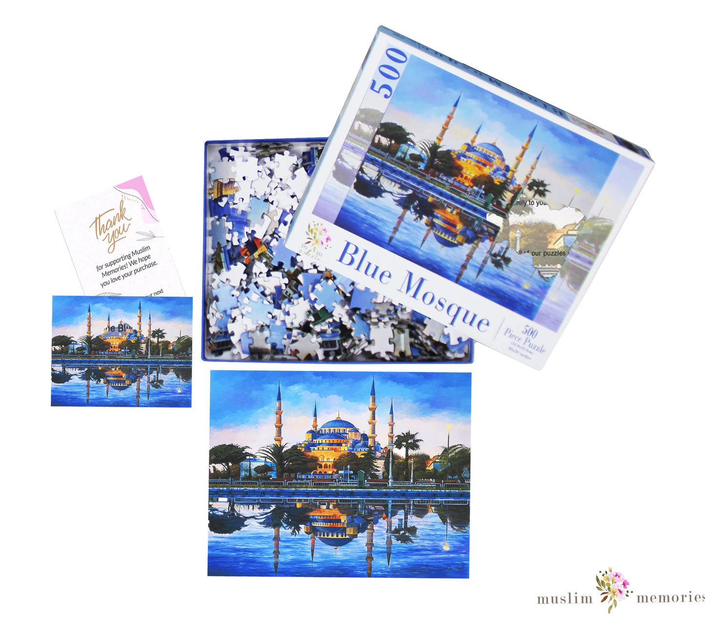 Blue Mosque - 500 Piece Puzzle