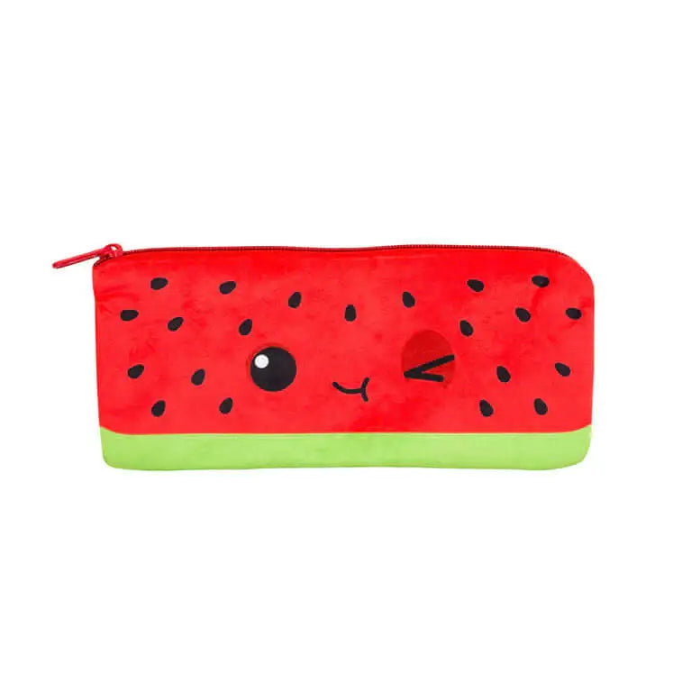 Cutie Fruities Plush Pencil Pouch - Watermelon