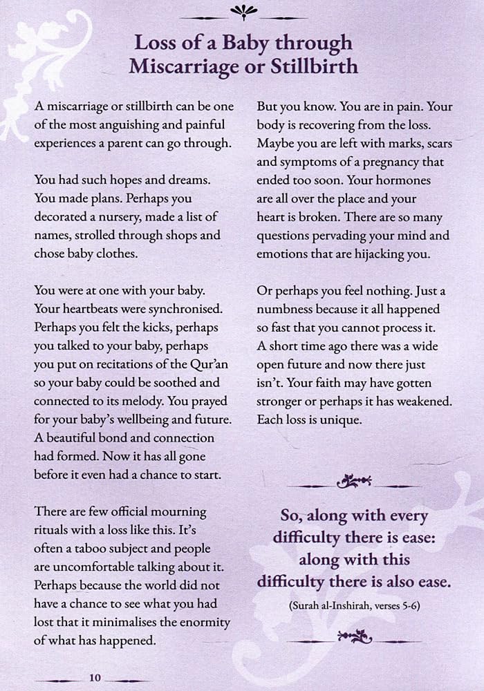 A Muslim Parent's Guided Journal for Miscarriage and Stillbirth