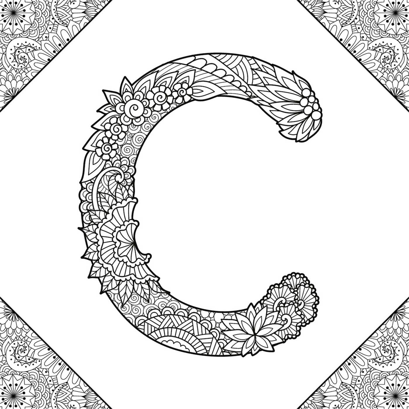 A to Z Coloring (96 pull-out letters to color)