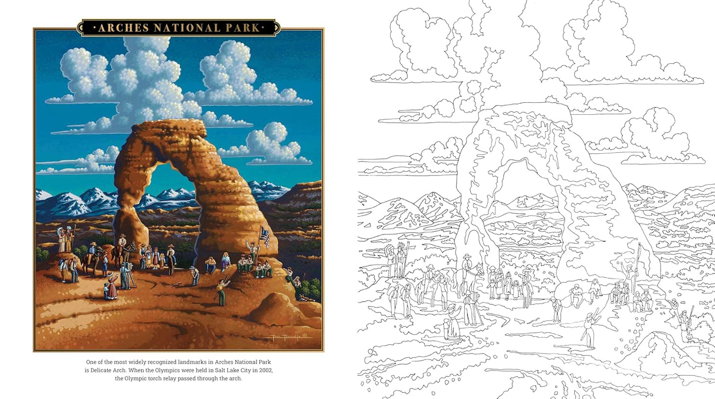 National Parks Coloring Book