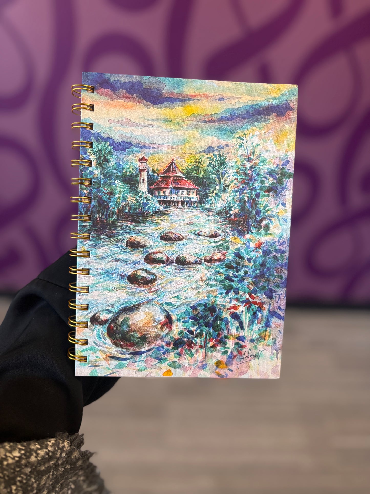 Finding God Watercolor Painting Notebook - Limited Edition