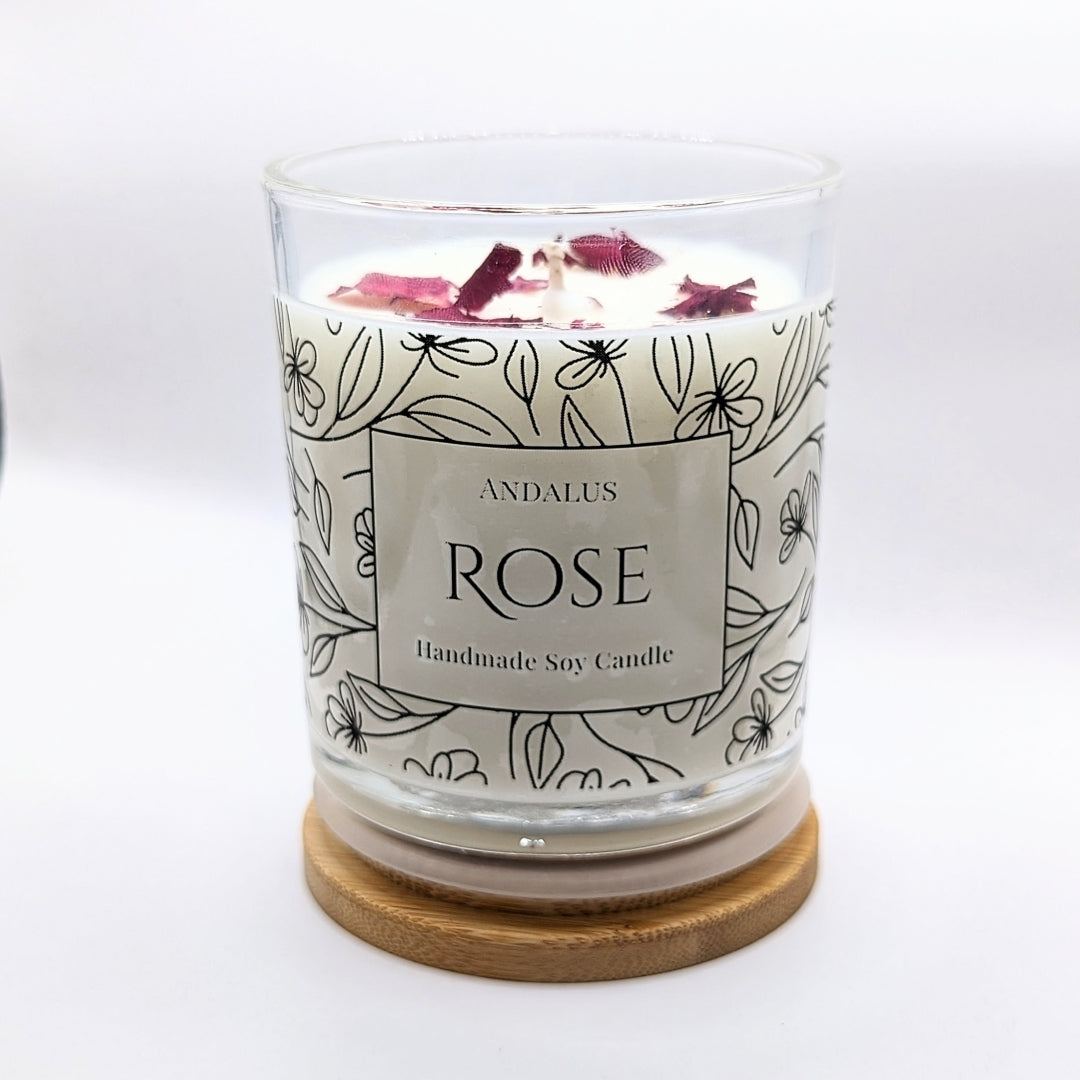 Andalus Rose Perfumed Candle