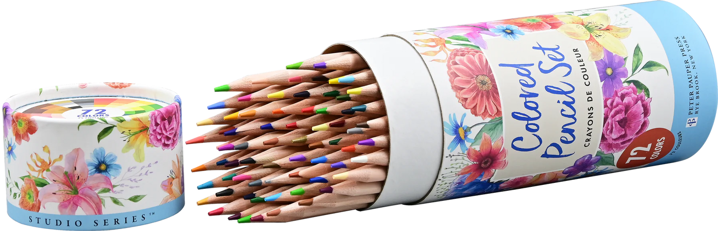 Peter Pauper Press Studio Series Colored Pencils (Set of 72)