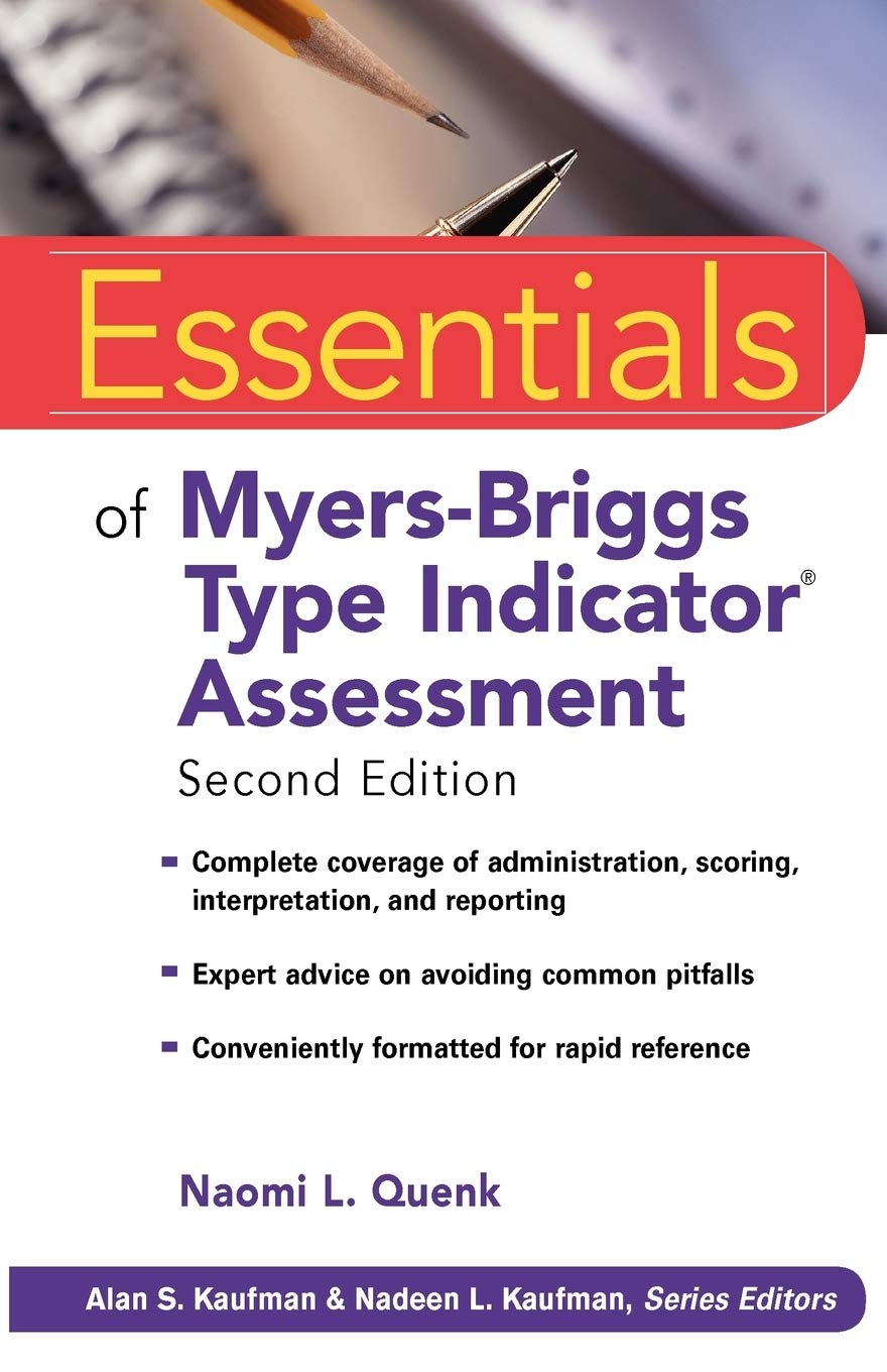Essentials of Myers-Briggs Type Indicator Assessment