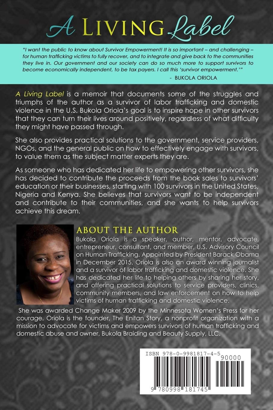 A Living Label: An Inspirational Memoir and Guide