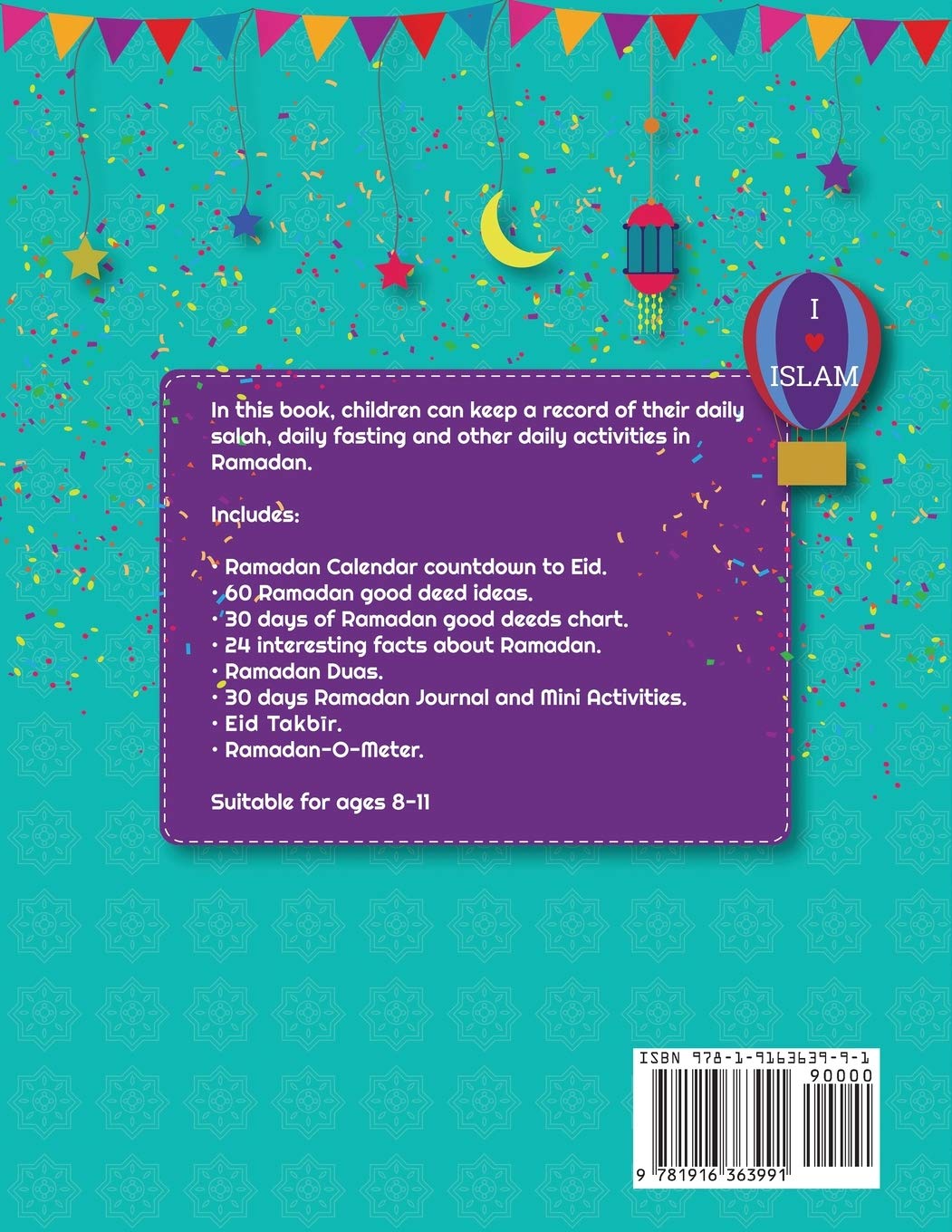 My Daily Ramadan Record Book (30 days Ramadan Mini Activities)