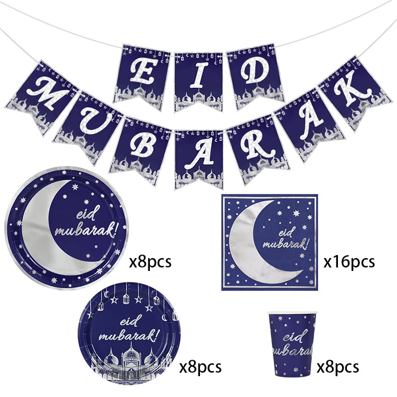 Eid Mubarak Theme Tableware Set