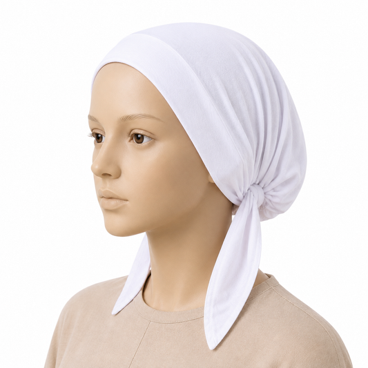Cotton Tie Bonnet Underscarf
