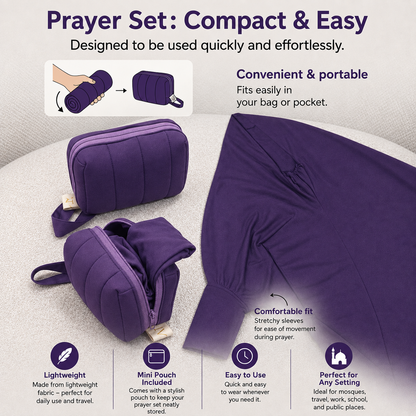 Salati: 2 Piece Portable Prayer Clothes for Women