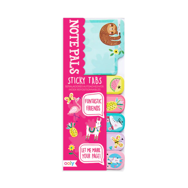 Notepals Sticky Tabs: Funtastic Friends