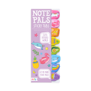 Note Pals Sticky Tabs: Cute Doodle World