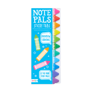 Note Pals Sticky Tabs - Rainbow Crayons