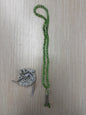 Green Large Dhikr Beads in Handmade Crocheted Case