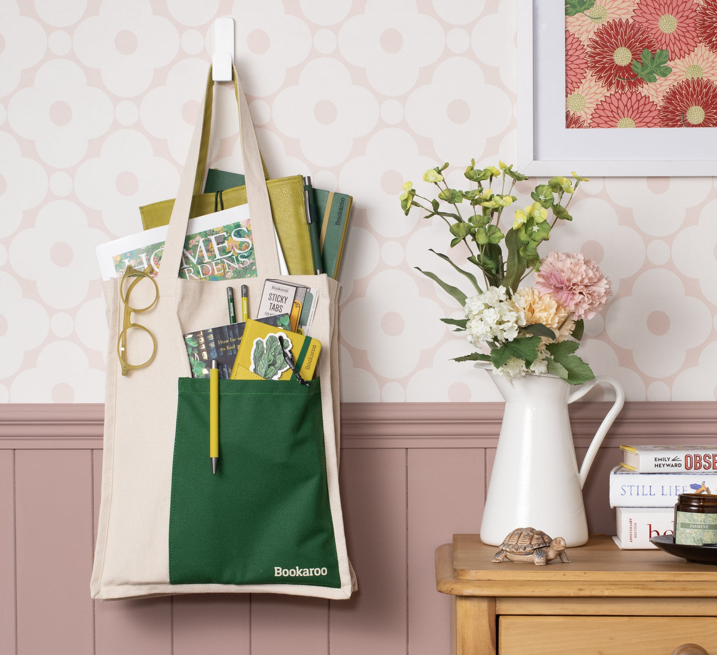 Bookaro Tote Bag with Journal Pocket