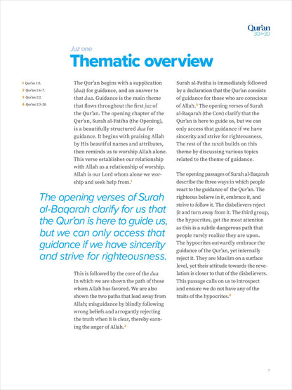 Quran 30 for 30 Thematic Tafsir