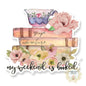 My Weekend Is Booked Tea Cup Sticker