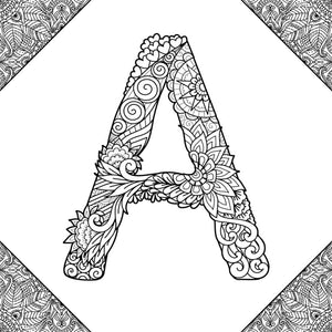 A to Z Coloring (96 pull-out letters to color)