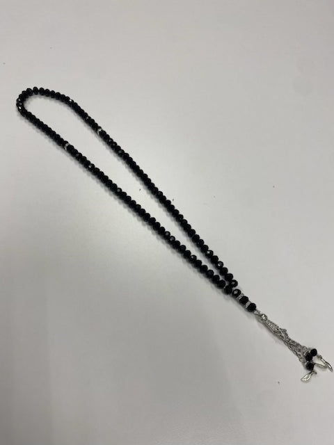99 black shimmer dhikr beads