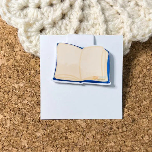 "Just One More Chapter" Magnetic Bookmark