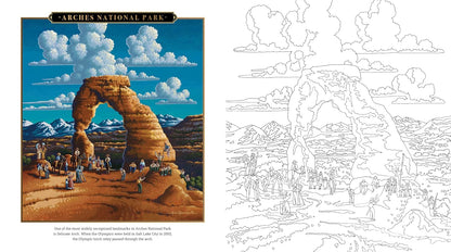 National Parks Coloring Book