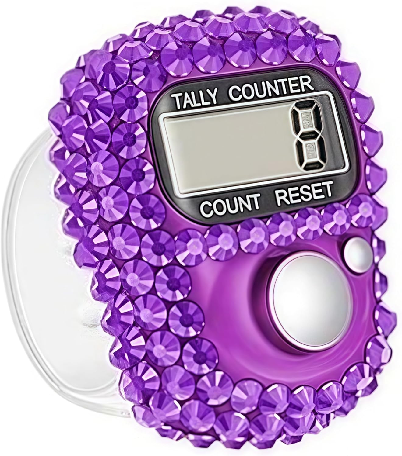 Purple bedazzled dhikr clicker
