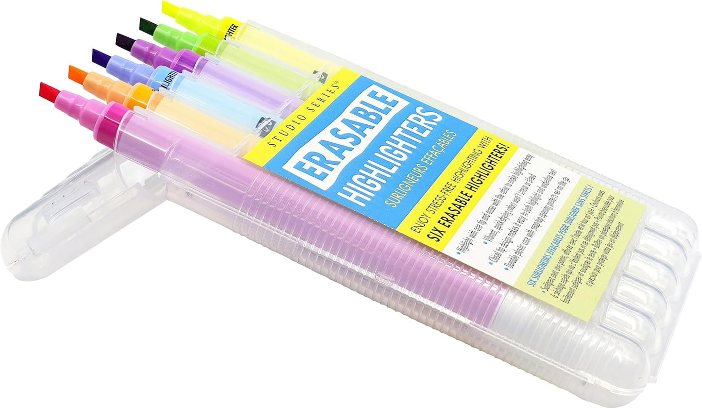 Studio Series Erasable Highlighters (set of 6)