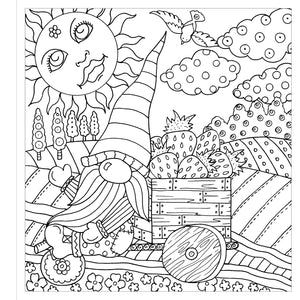 Gnomes at Home: Whimsical Friends to Color and Display (Zendoodle Coloring Book)