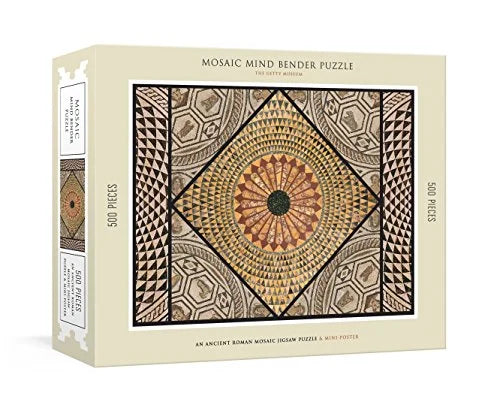 Mosaic Mind Bender 500-Piece Puzzle: An Ancient Roman Mosaic Jigsaw Puzzle & Mini-Poster