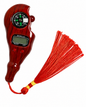 Red Digital Tasbih Counter with Compass