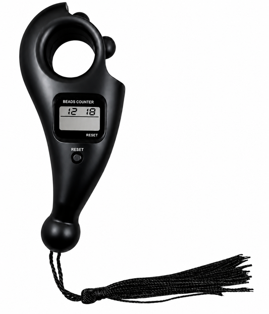 Black Digital Tasbih Counter
