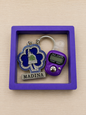 Dhikr Clicker Gift Set – Digital Tally Counter with Keychain (Purple)