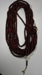 1000 Burgundy Dhikr Beads with Cream tips