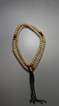 99 Cream Dhikr Beads with Brown tips