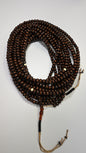 1000 Dark Brown Dhikr Beads with White Accents