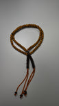99 Caramel Brown Dhikr Beads with Red tips