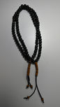 99 Black Dhikr Beads w/ Gold Accent