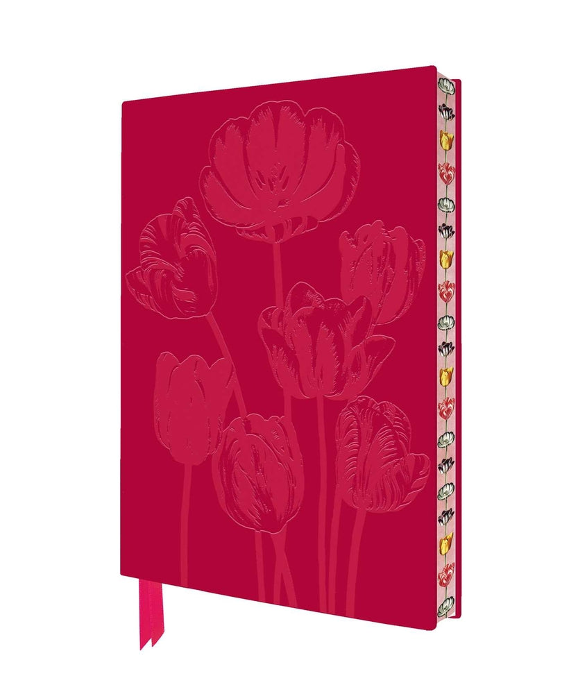 Temple of Flora: Tulips Artisan Art Flame Tree Notebook