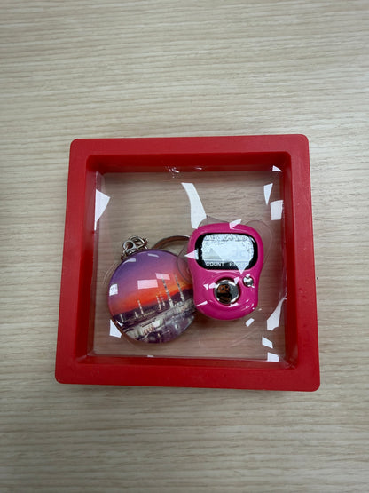 Dhikr Clicker Gift Set – Digital Tally Counter with Keychain (Pink)