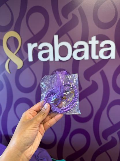 99 Purple Dhikr Beads