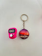 Dhikr Clicker Gift Set – Digital Tally Counter with Keychain (Pink)