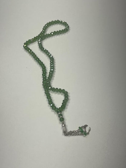 Light Green Shimmer 99 Dhikr Beads
