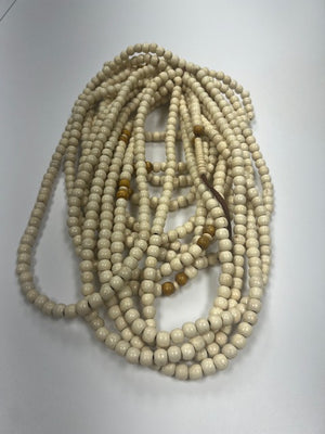 1000 White Long Dhikr Beads