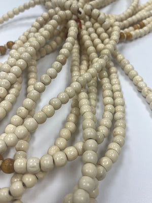 1000 White Long Dhikr Beads