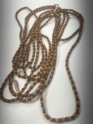 1000 Tan and Red Brightly Colored Long Dhikr Beads