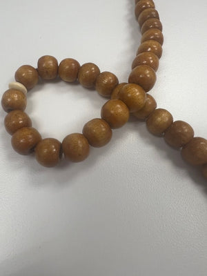 100 Large Tan Dhikr Beads