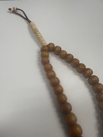 100 Large Tan Dhikr Beads
